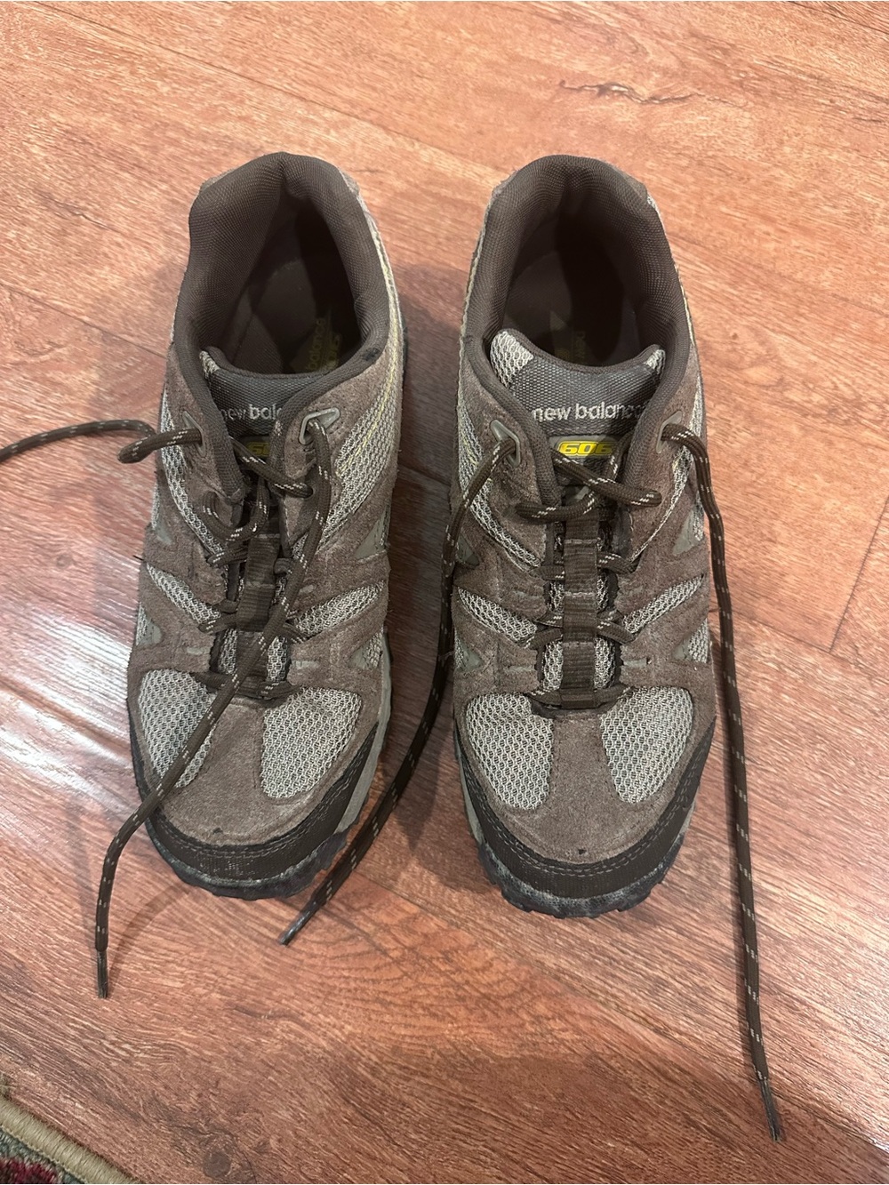 New Balance Men’s Gray and Brown hiking shoes